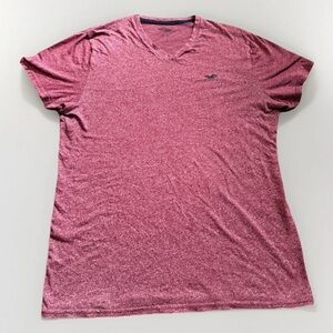 Hollister Men's Short Sleeve T-Shirt Size Large Y2K Preppy Logo